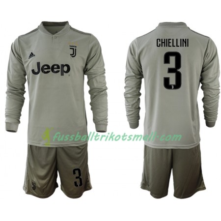 Fußballtrikots Juventus CHIELLINI 3 Kinder 2018-2019 Langarm Auswärts-trikot kaufen